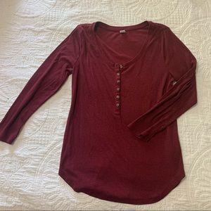 Women’s Ribbed Henley